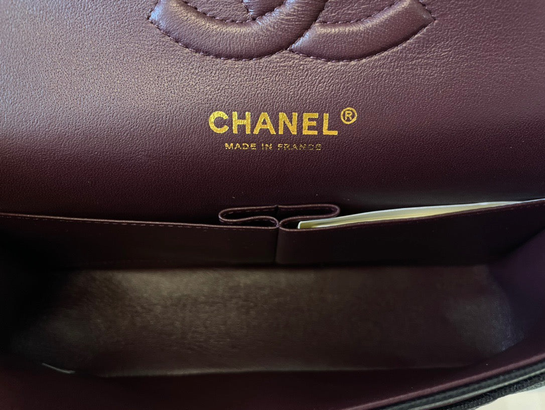 Chanel Classic Flap Medium In Black Calfskin