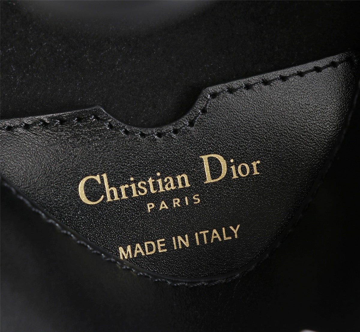 Dior Bobby Micro Bag In Black Box Calfskin