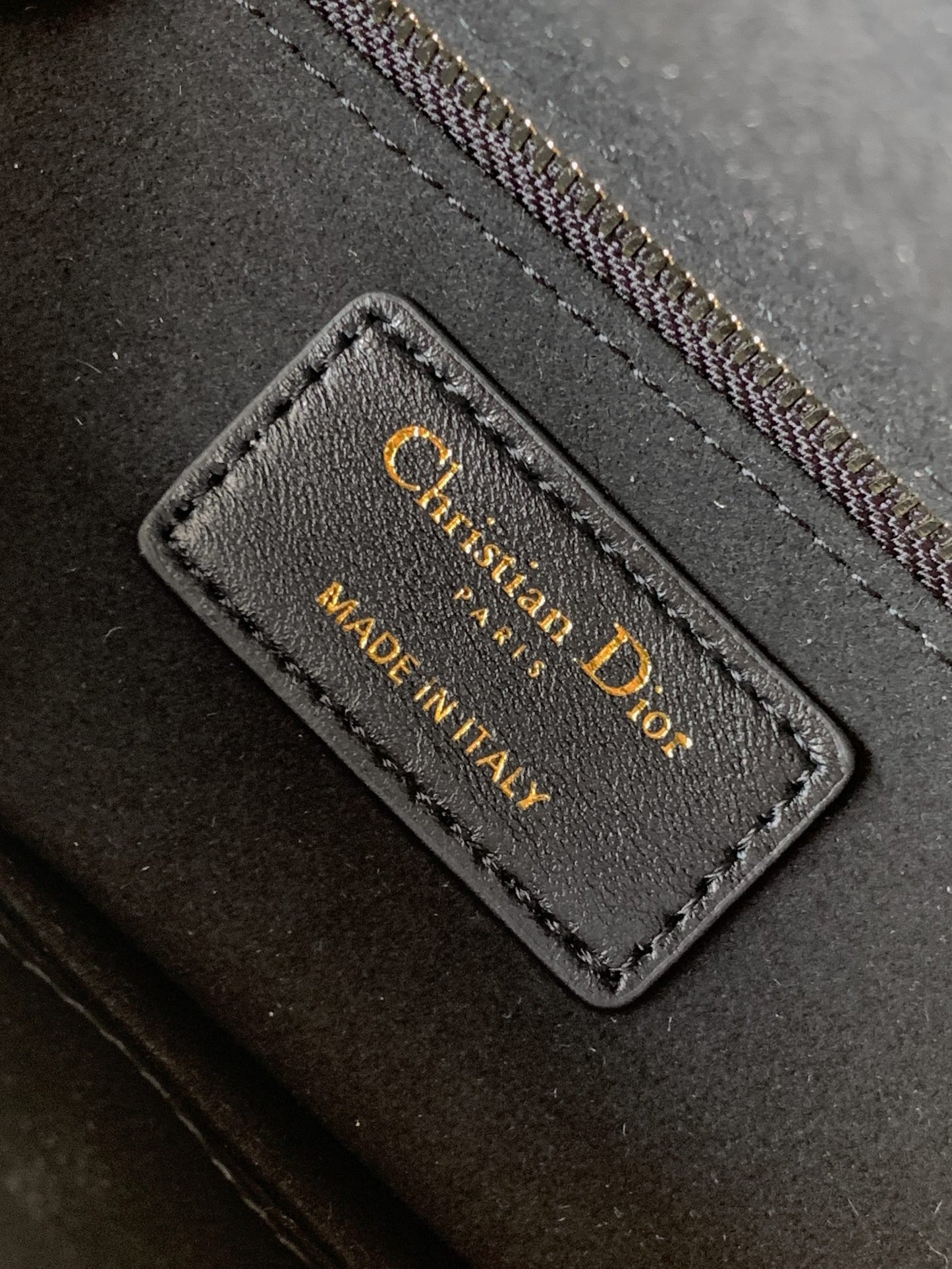 Dior Small Lady Bag In Black Cannage Lambskin