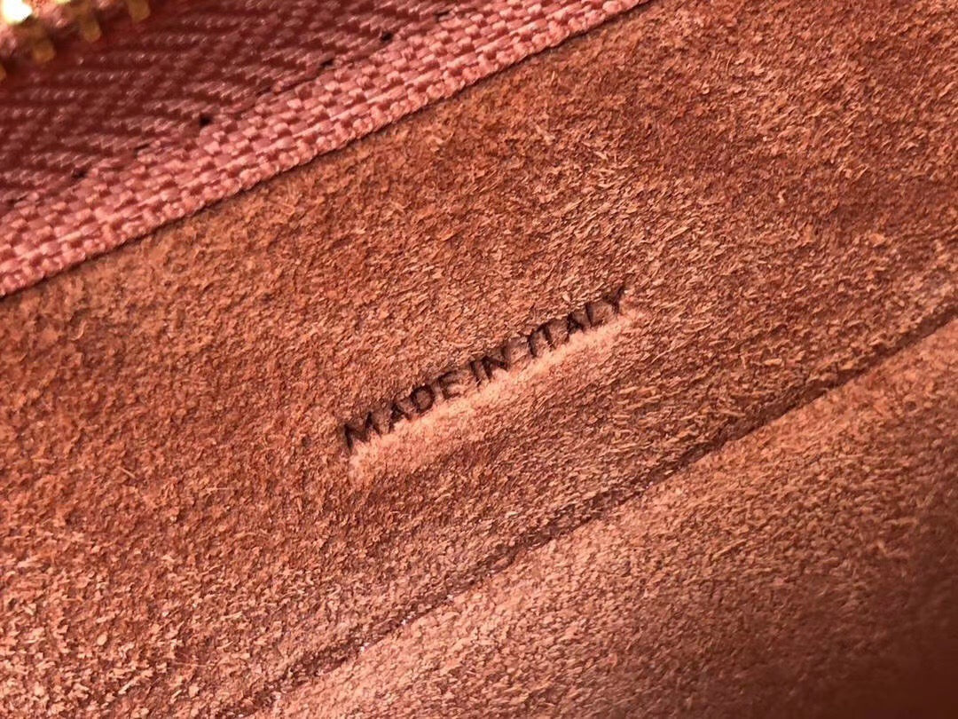 Celine Belt Nano Bag In Orange Grained Calfskin