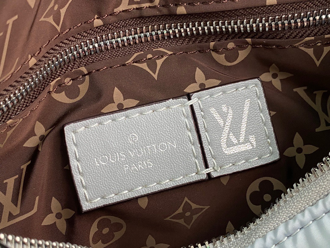 LV Speedy 25 In Light Blue Autumn And Winter Down Bag