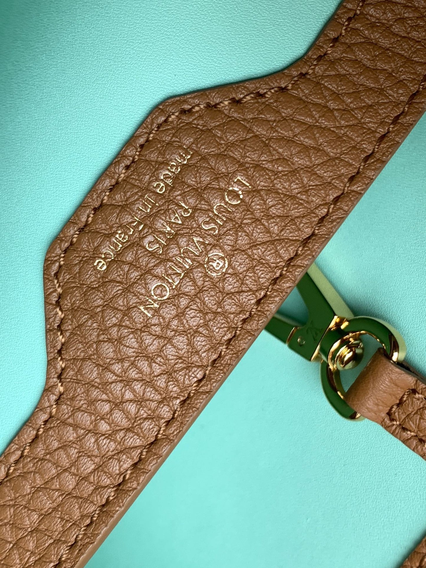 Louis Vuitton Capucines Small Bag In Gold Brown