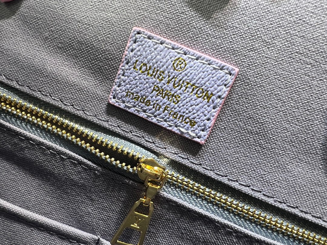 Louis Vuitton Onthego Handbags With Blue-pink Gradient