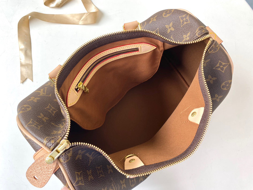 Louis Vuitton Keepall Bandouliere 45 Monogram Brown Classic Presbyopia