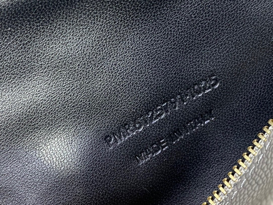 Saint Laurent Lou Mini Bag In Haze Blue Calfskin