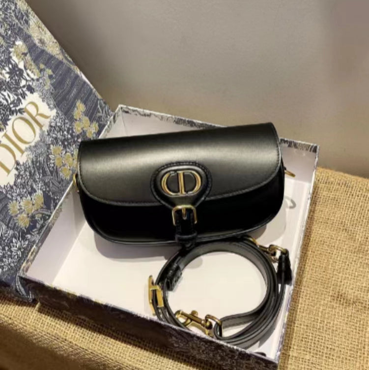 Dior Bobby East-West Bag In Black Box Calfskin