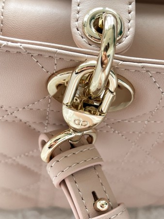 Dior Small Lady Dior Bag in Powder Pink Lambskin