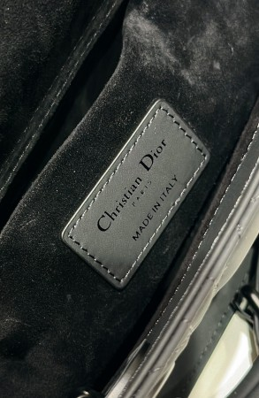 Dior Lady D-Joy Bag in Black Ultramatte Calfskin