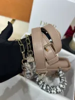 Dior Lady D-Joy Bag In Bean Paste Color Cannage Lambskin