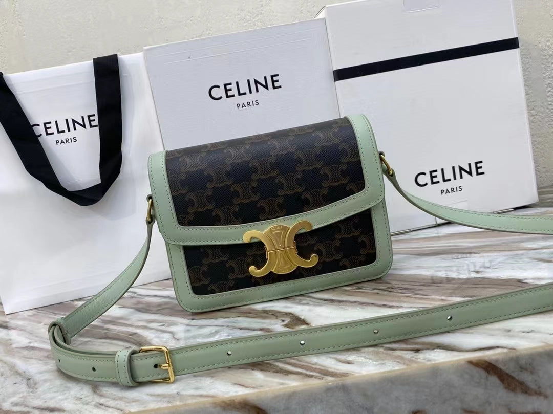 Celine Classic Box Teen Bag In Fabric Patchwork leather Vintage Canvas Box