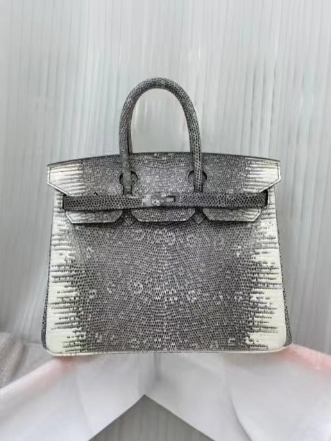 Hermes Birkin 25 Ombre Lizard Exotic  Bag