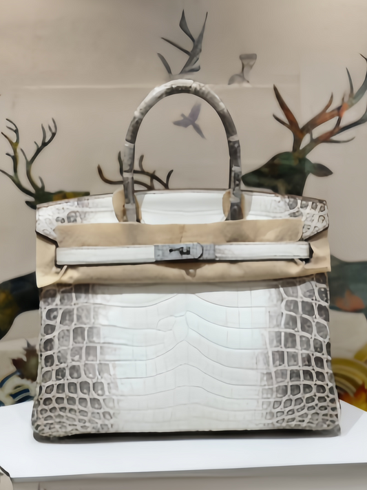 Hermes Birkin 30 Himalayan Crocodile Leather