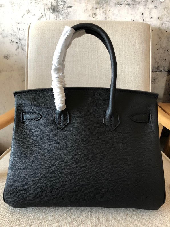 Hermes Birkin 35 Bag In Black Epsom Leather