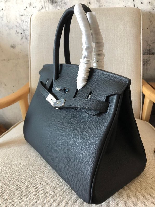 Hermes Birkin 35 Bag In Black Epsom Leather