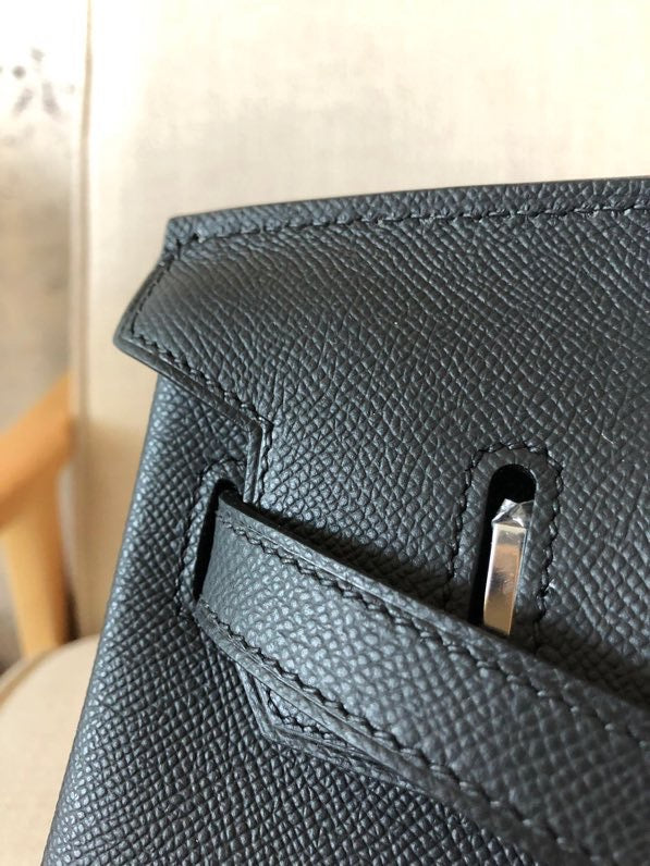 Hermes Birkin 35 Bag In Black Epsom Leather