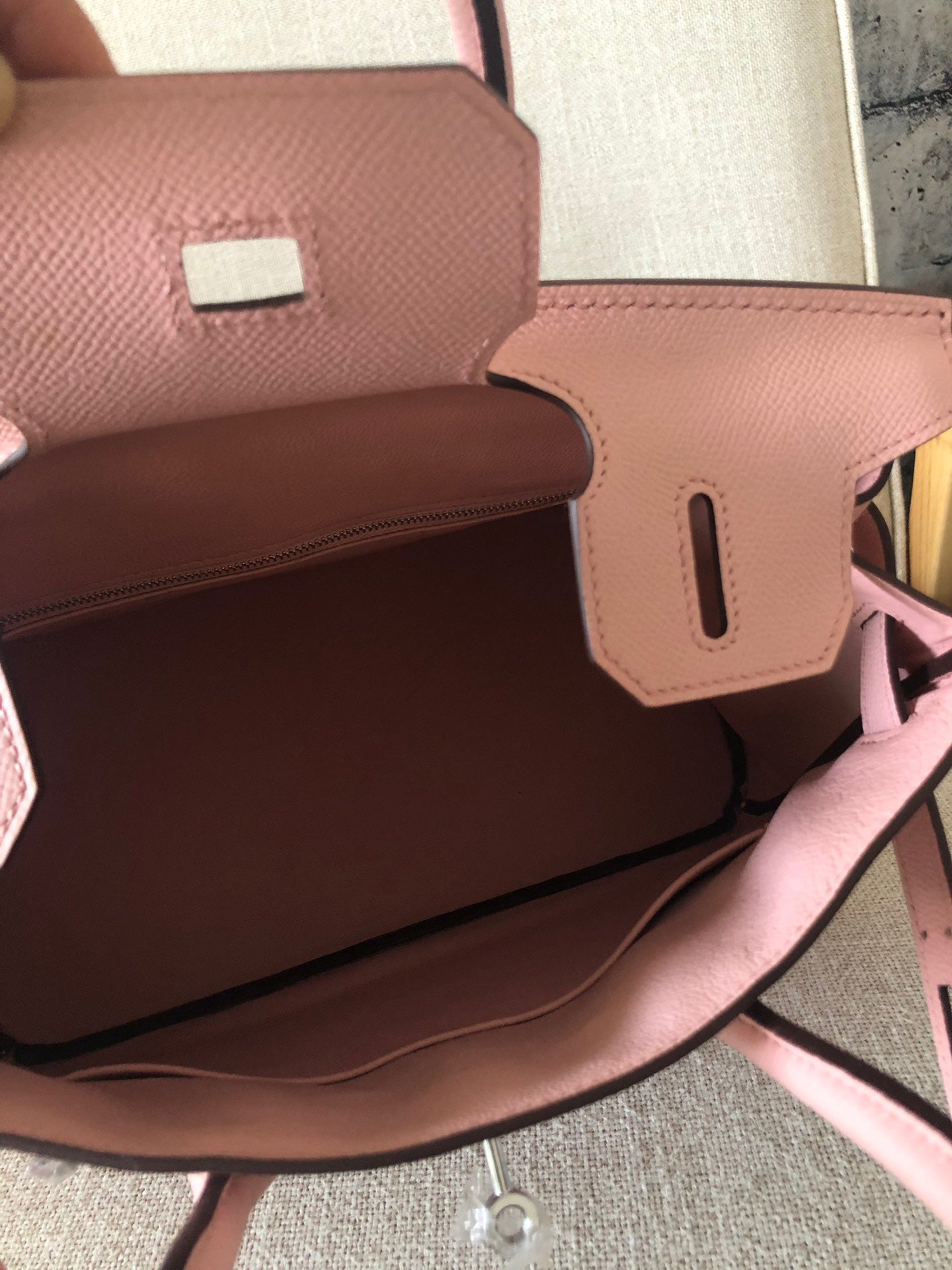 Hermes Birkin 35 Bag In Rose Confetti Epsom Leather