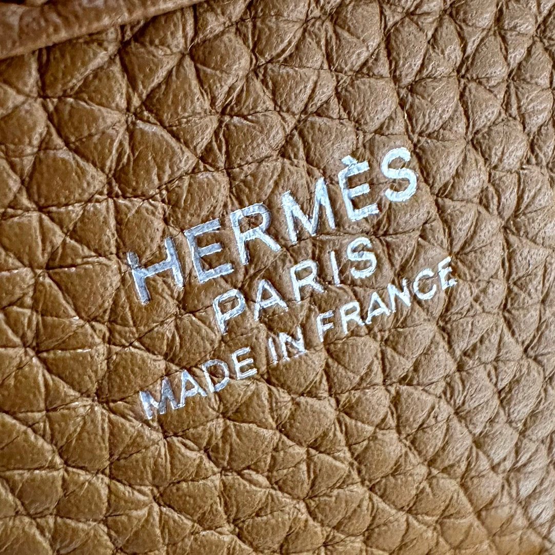 Hermes Evelyne III 29 Bag In Sesame Color Taurillon Clemence Leather