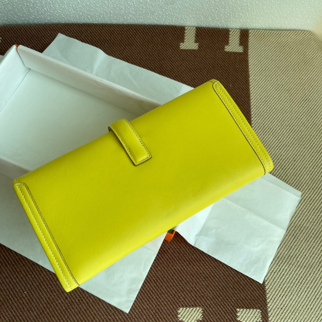 Hermes Jige Elan 29 Clutch Bag In 9R Line Swift Leather