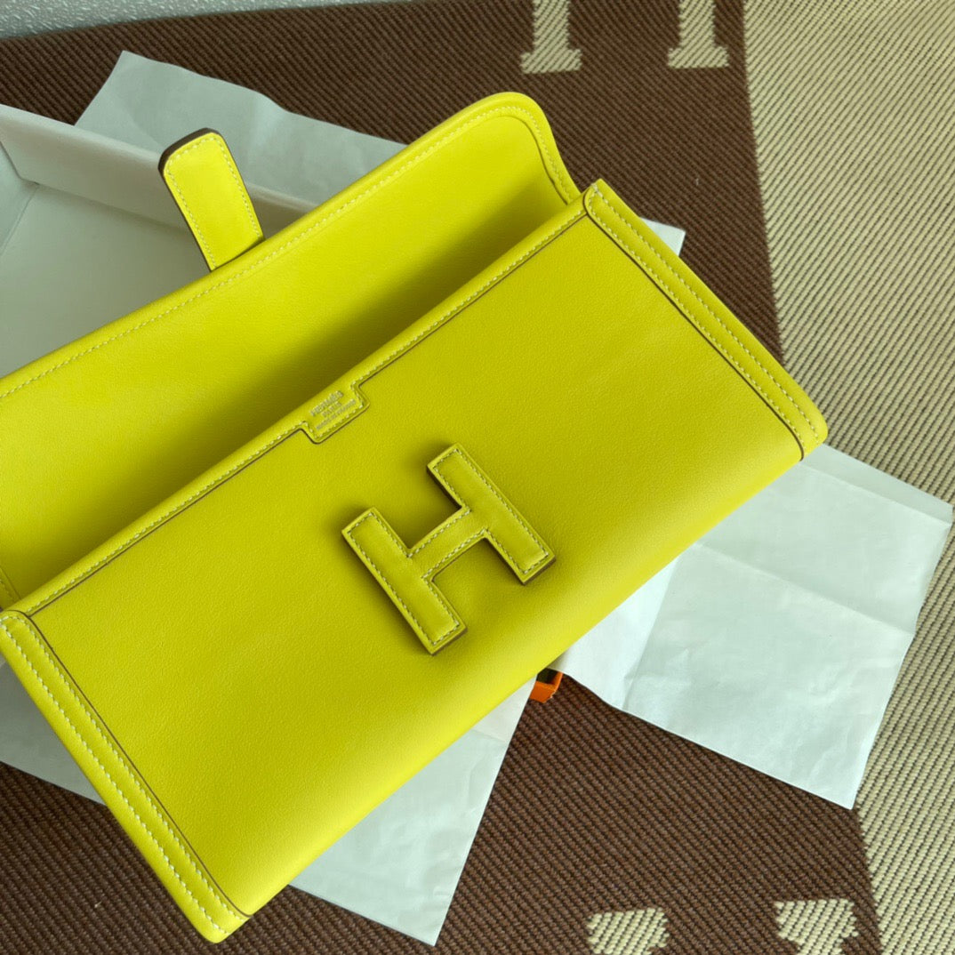 Hermes Jige Elan 29 Clutch Bag In 9R Line Swift Leather