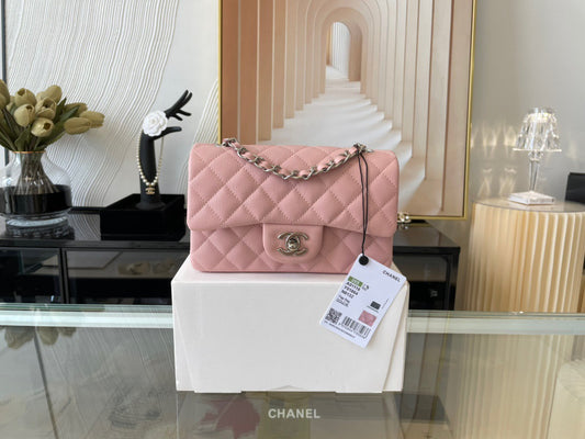 Chanel Mini Flap In Pink Calfskin