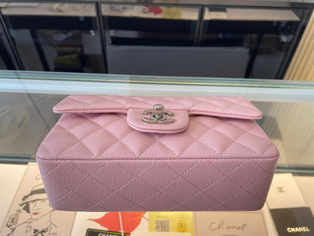 Chanel Mini Flap In Pink Calfskin