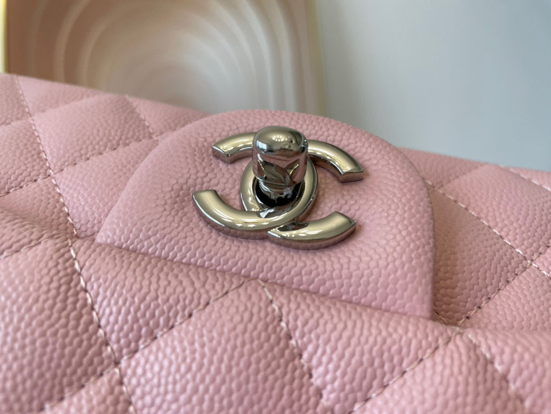 Chanel Mini Flap In Pink Calfskin