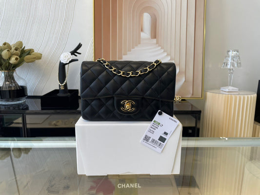 Chanel Mini Flap In Black Lambskin