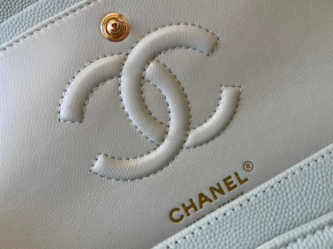 Chanel Classic Flap Small In Lagon Calfskin