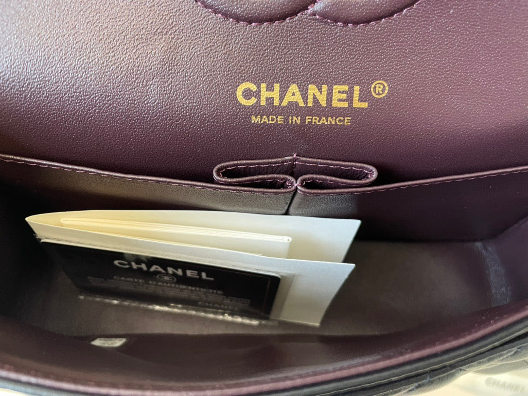 Chanel Classic Flap Small In Black Lambskin