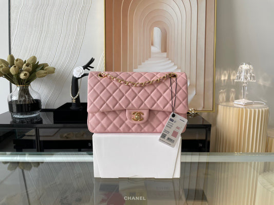 Chanel Classic Flap Medium In Pink Calfskin