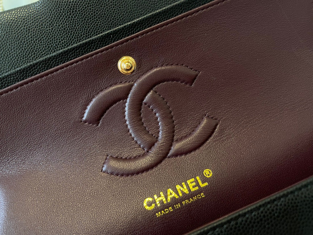 Chanel Classic Flap Medium In Black Calfskin