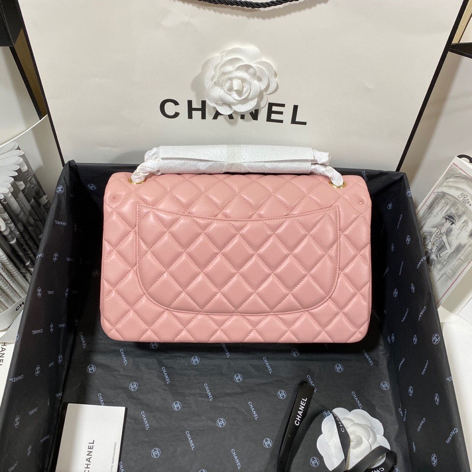 Chanel Classic Flap Jumbo In Light Pink Lambskin