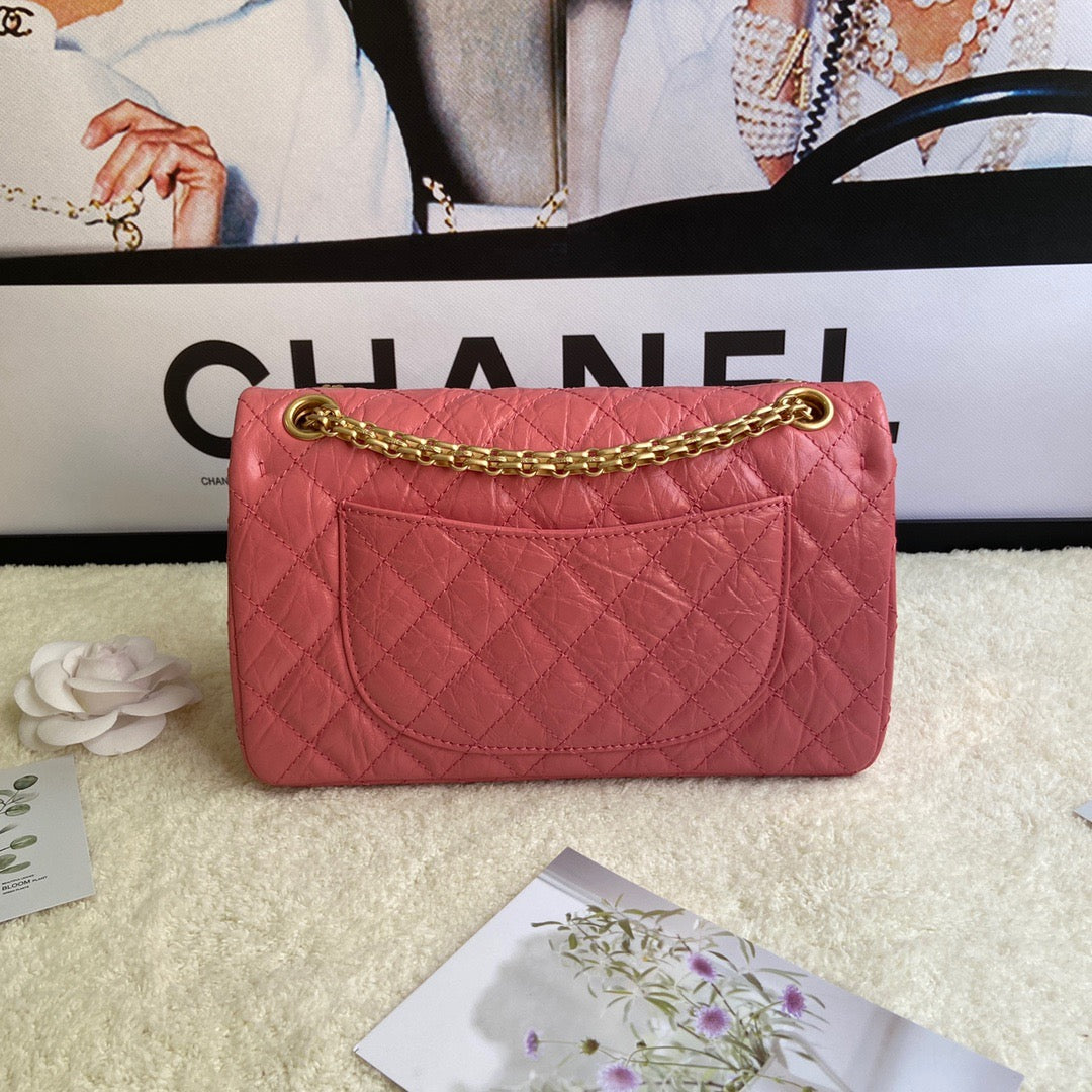 Chanel 2.55 Reissue 24 cm Flap Bag In Pomegranate Red