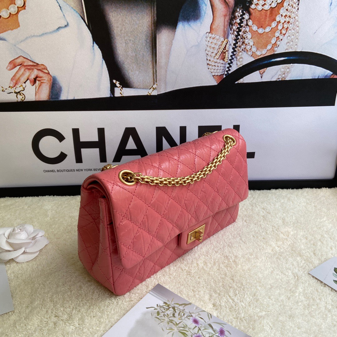 Chanel 2.55 Reissue 24 cm Flap Bag In Pomegranate Red