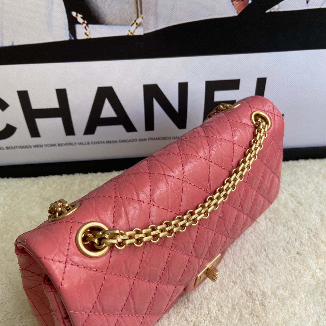 Chanel 2.55 Reissue 24 cm Flap Bag In Pomegranate Red