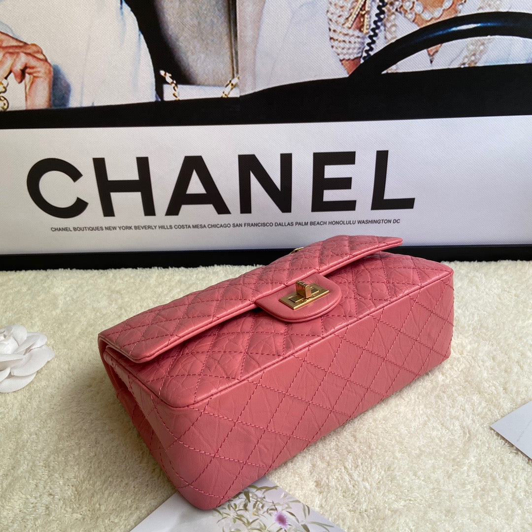 Chanel 2.55 Reissue 24 cm Flap Bag In Pomegranate Red