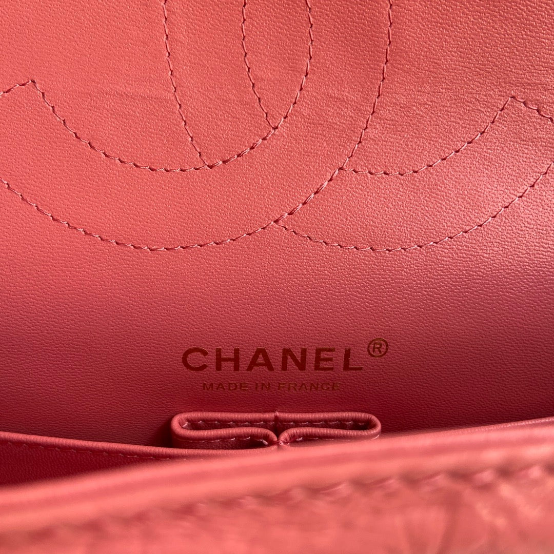 Chanel 2.55 Reissue 24 cm Flap Bag In Pomegranate Red