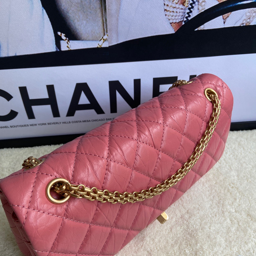 Chanel 2.55 Reissue 28 cm Flap Bag In  Pomegranate Red