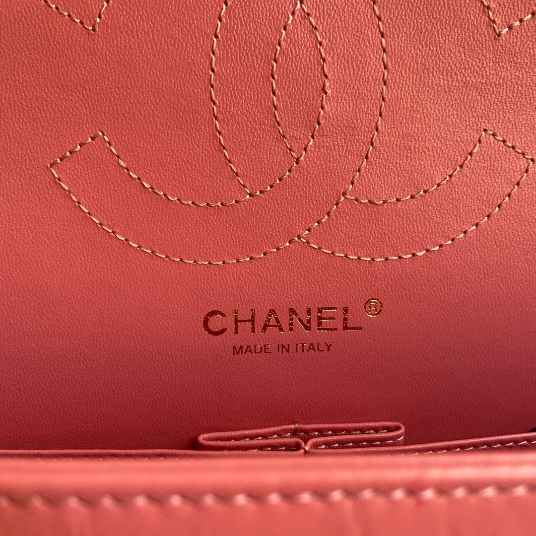 Chanel 2.55 Reissue 28 cm Flap Bag In  Pomegranate Red