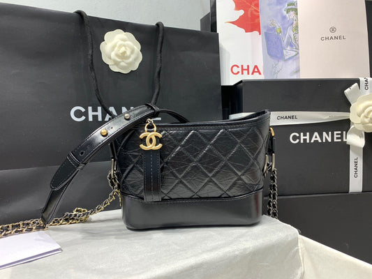 Chanel Gabrielle Hobo Bag In Black