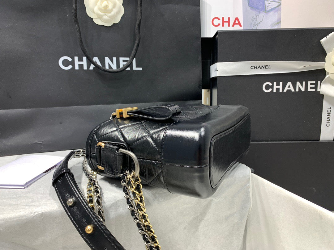 Chanel Gabrielle Hobo Bag In Black