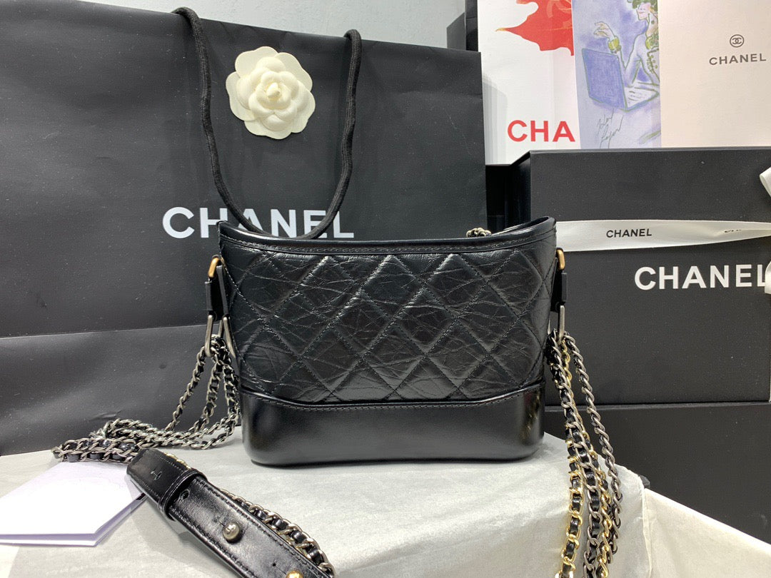 Chanel Gabrielle Hobo Bag In Black