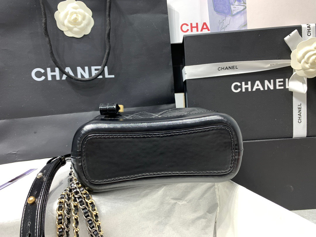 Chanel Gabrielle Hobo Bag In Black