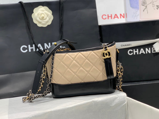 Chanel Gabrielle Hobo Bag In Milk Tea color