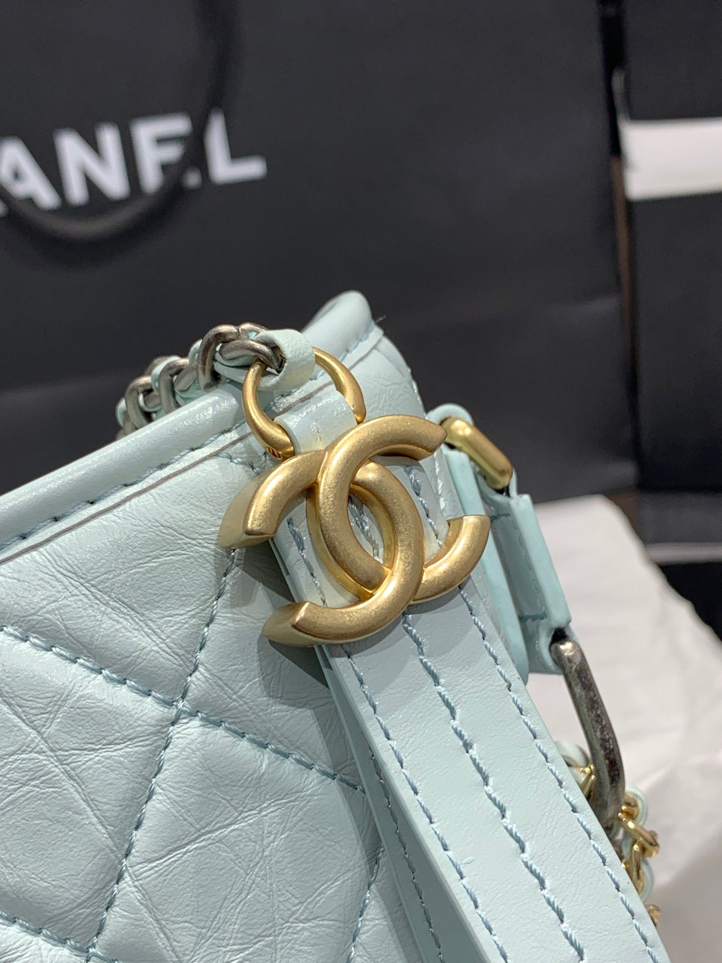 Chanel Gabrielle Hobo Bag In Blue