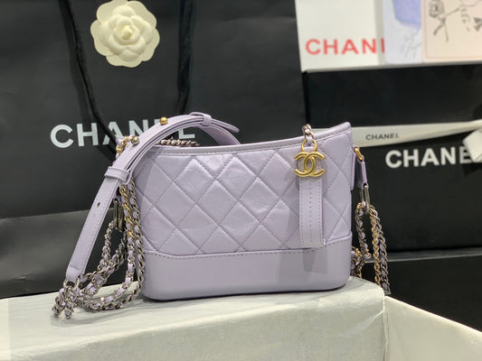 Chanel Gabrielle Hobo Bag In Purple