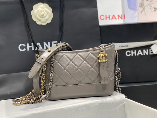 Chanel Gabrielle Hobo Bag In Gray