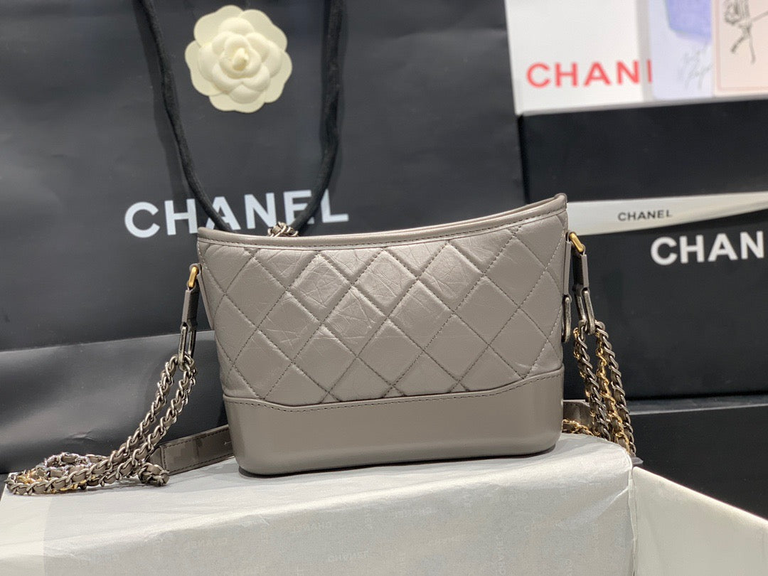 Chanel Gabrielle Hobo Bag In Gray