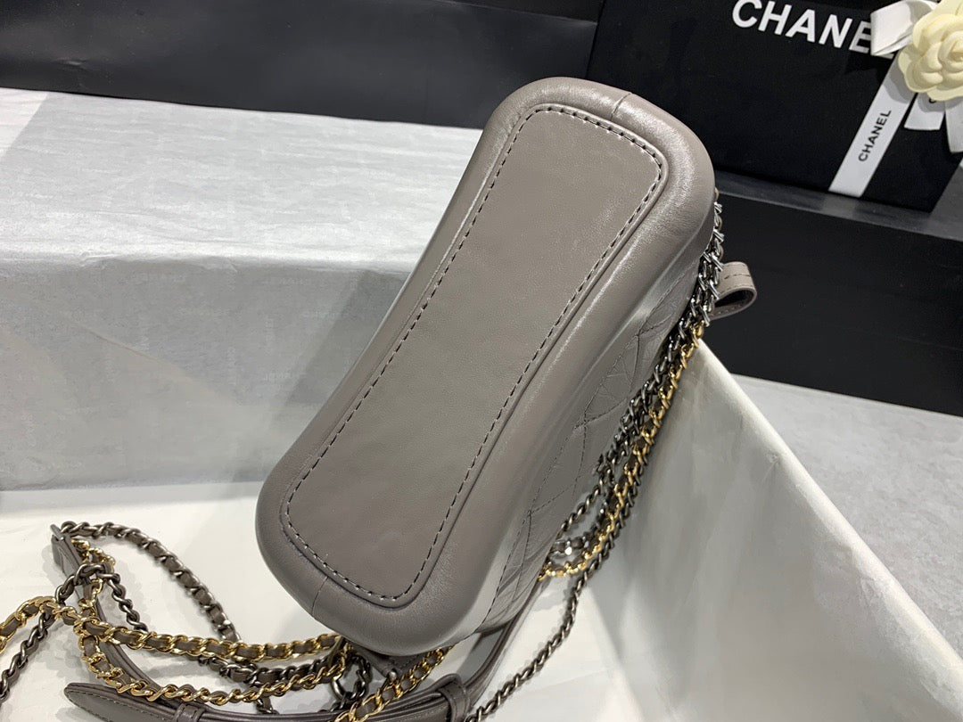 Chanel Gabrielle Hobo Bag In Gray