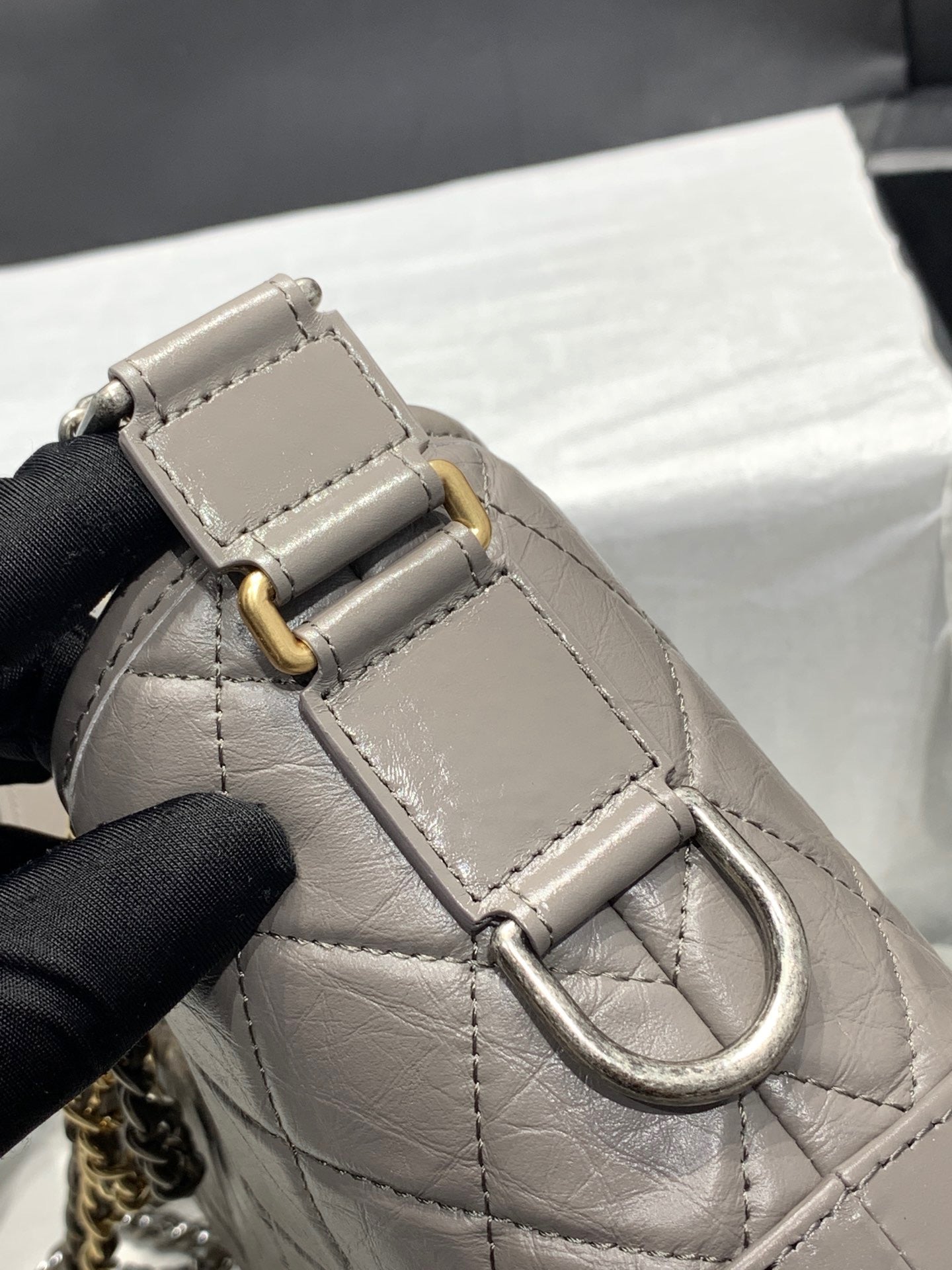 Chanel Gabrielle Hobo Bag In Gray